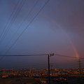 写真: 虹が出た