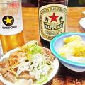 Photos: 成増 やきとん泰希　サッポロラガービール 赤星　2022/07/13
