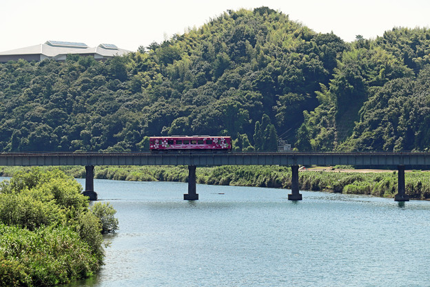 写真: 錦川橋梁を行くNT3000