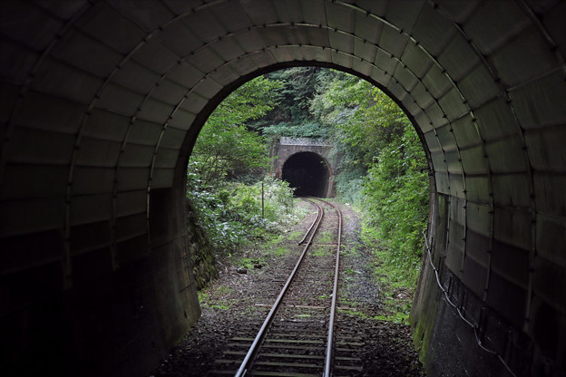 秘境路線っぽいトンネル