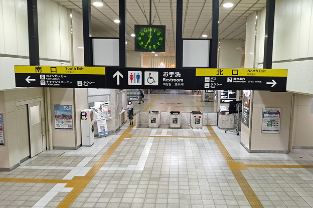 鳥取駅の改札
