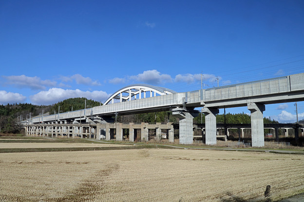 北海道新幹線と交差