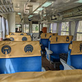 写真: SHINOBI-TRAINの車内