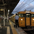 写真: ようやく糸崎駅