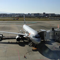 写真: 福岡空港到着