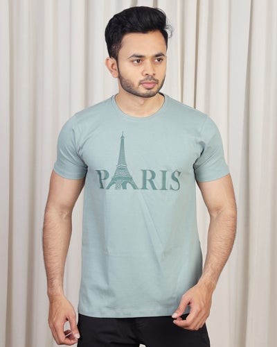 Pista Paris Printed Crew neck T-Shirt