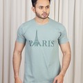 写真: Pista Paris Printed Crew neck T-Shirt