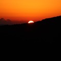 写真: 富幕山今朝の日の出