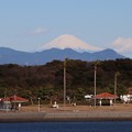写真: 竜洋から富士山