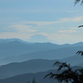 写真: 富幕山らくらくコースから今朝の富士山