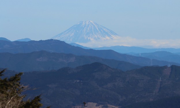 Photos: 富幕山休憩舎展望デッキより今日の富士山