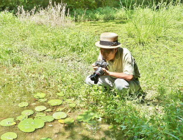 以前富幕山でお会いして☆トミーが一緒に花案内した。全国の花写真家千葉県出身安原修次さん