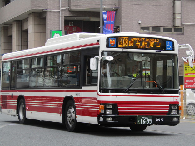 小田急バス狛江営業所 08-D9275 2021/10/25
