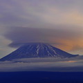 写真: 富士山雨予報