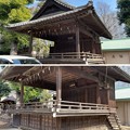 写真: 志村城（城山熊野神社。板橋区）神楽殿
