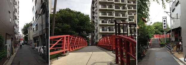 写真: 大横川 新田橋（江東区）北詰・南詰
