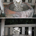 写真: 11.03.01.北野神社（牛天神。春日1丁目）手水鉢