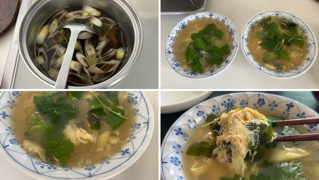 名古屋コーチンの卵――4ときたまごスープ
