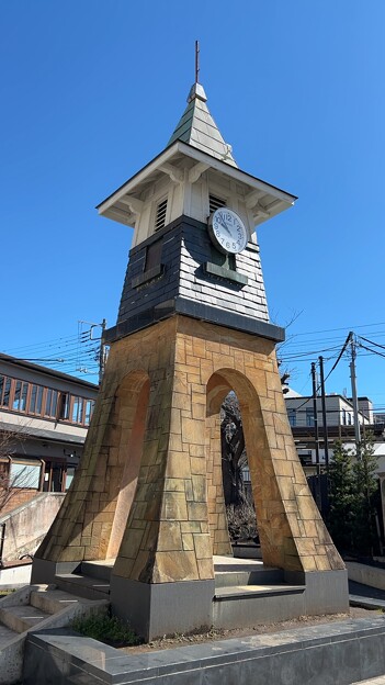 写真: 鎌倉駅旧駅舎時計台（鎌倉市）