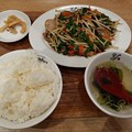 Photos: れんげ食堂 コスパランチ 肉ニラ炒め定食 ライス大盛り