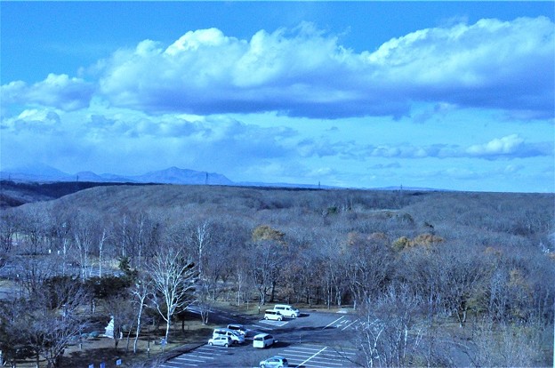 写真: 緑が丘展望台から望む風景
