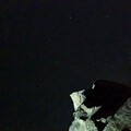 杭州太子尖ペルセウス座流星群の夜の星空