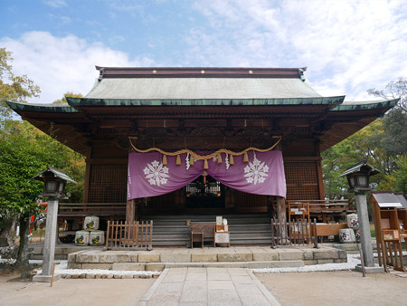久留米城跡＠2023 (24) 篠山神社の拝殿