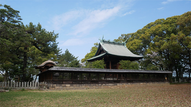 久留米城跡＠2023 (38) 篠山神社神殿