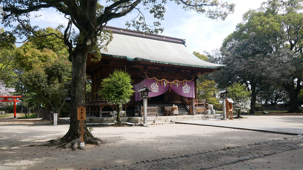 久留米城跡＠2023 (61) 篠山神社拝殿