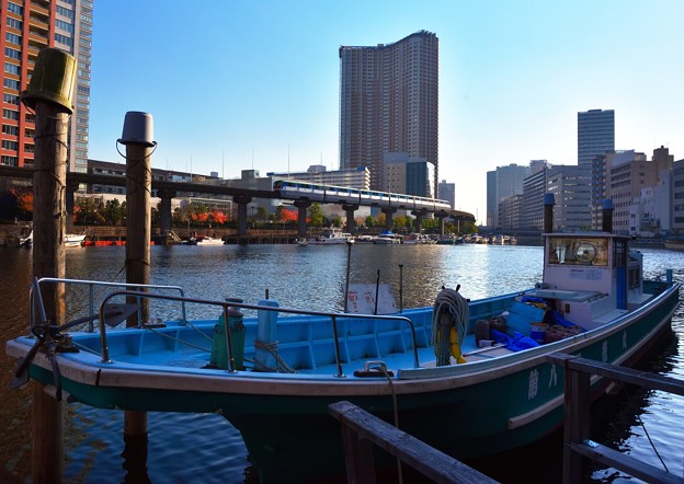 芝浦小舟とモノレール