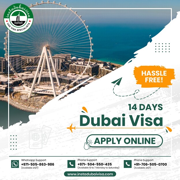 Apply For 14 Days Dubai Visa With Instadubaivisa