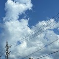 猛暑の空と雲