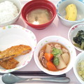 写真: ３月１日昼食(いわしフライ) #病院食