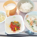 写真: ９月２２日朝食(鶏のクリーム煮) #病院食