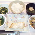写真: １２月５日夕食(メバルの西京焼き) #病院食