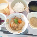 写真: １２月１０日朝食(車麩の煮物) #病院食