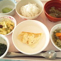 写真: １月２４日昼食(カレイのタルタル焼き) #病院食