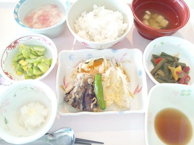 ６月１０日(天ぷら(入梅献立)) #病院食