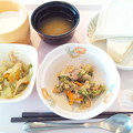 写真: ６月２７日朝食(ツナとブロッコリーの炒め物) #病院食