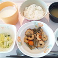 写真: ６月３０日朝食(ちくわの炒め煮) #病院食