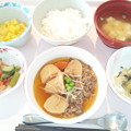 写真: ７月１２日昼食(肉じゃが・保存食利用) #病院食