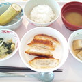 写真: ７月２１日昼食(手作り焼餃子) #病院食
