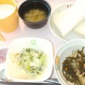 写真: ８月１５日朝食(五目煮) #病院食