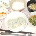 写真: ８月１６日夕食(手作り蒸餃子) #病院食
