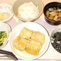 写真: １１月２６日夕食(揚げ出し豆腐) #病院食