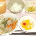 Photos: １２月２８日朝食(ミートボールのコンソメ煮) #病院食