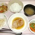 Photos: ３月１８日夕食(鶏肉の照り煮) #病院食