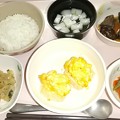 Photos: ３月１９日夕食(焼き豆腐玉子乗せ) #病院食