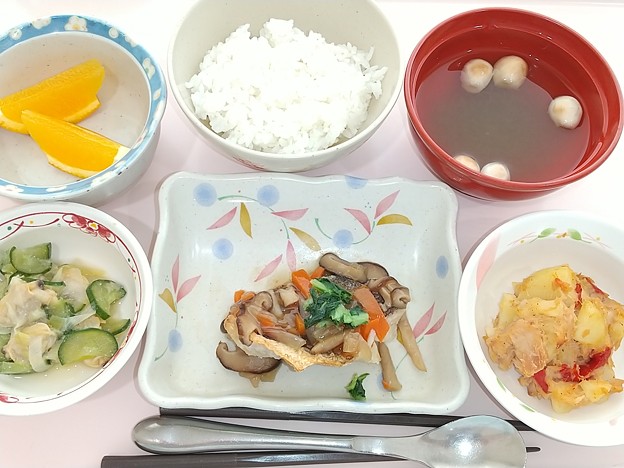 Photos: ３月３０日昼食(メバルの生姜あんかけ) #病院食