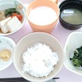 ４月２５日朝食(焼き豆腐と野菜の煮物) #病院食